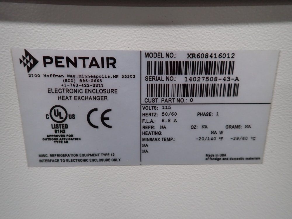 Hoffman Heat Exchanger - Xr608416012