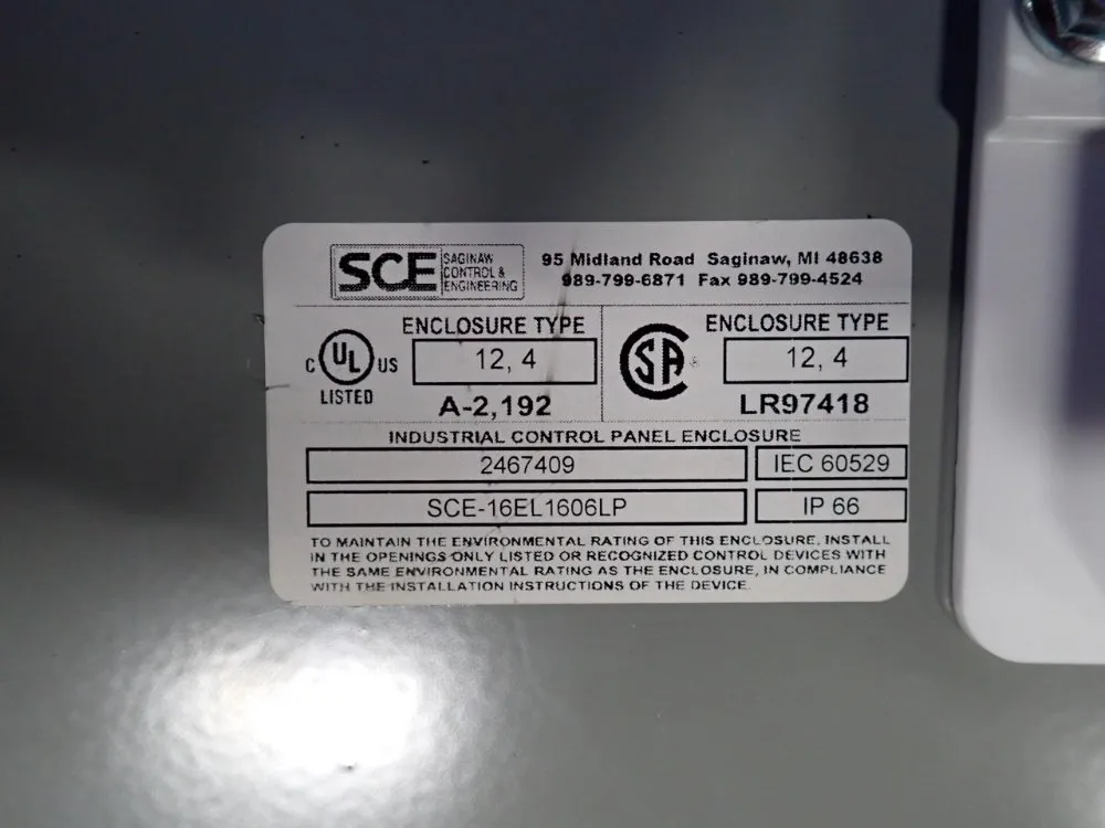 I-tech Services Safety Relay Enclosure - Ul-e311614