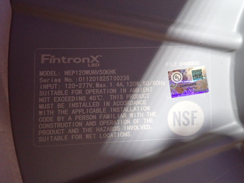Fintronx Led 120 Watts Luminaire - Nep120 Wunv50khk