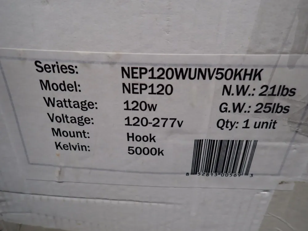 Fintronx Led 120 Watts Luminaire - Nep120 Wunv50khk