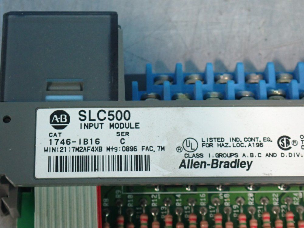Allen Bradley Slc 500 Input Module - 1746-ib16