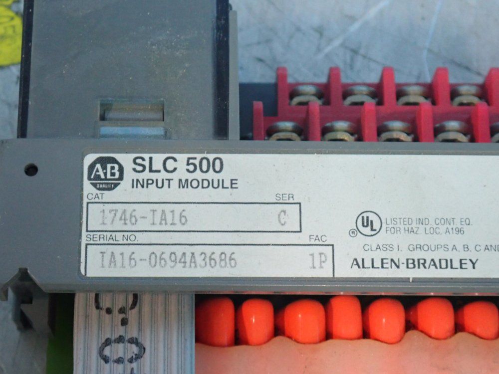 Allen Bradley Slc 500 Input Module - 1746-ia16