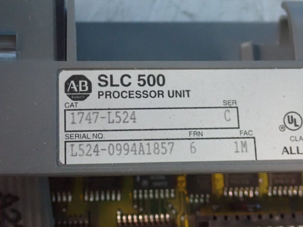 Allen Bradley Slc 500 Proccessing Unit - 1747-l524