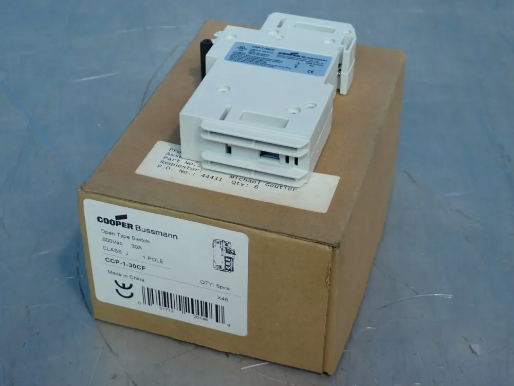 Cooper Bussmann Open Type Switch - Ccp-1-30cf