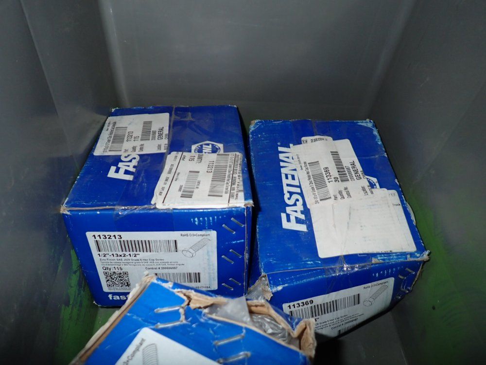 Fastenal Boxes Of Hex Cap Screw Bolts