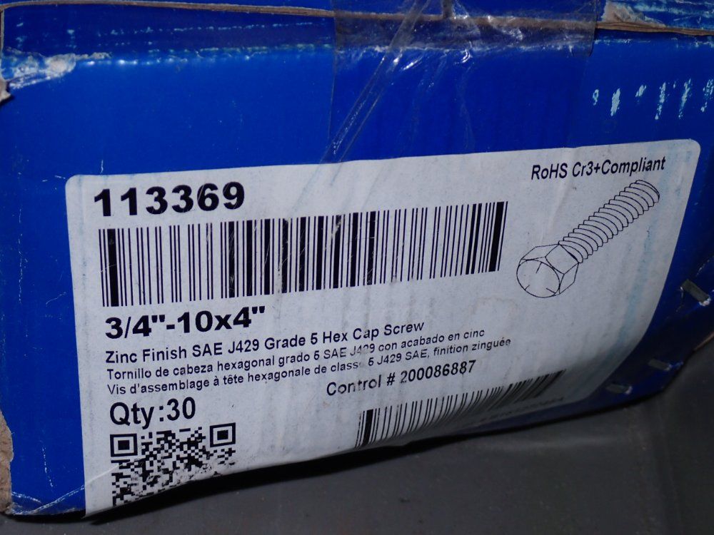 Fastenal Boxes Of Hex Cap Screw Bolts
