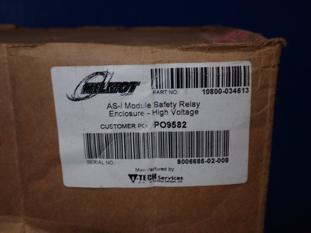Sce As-i Module Safety Relay Enclosure High Voltage - 10800-034613