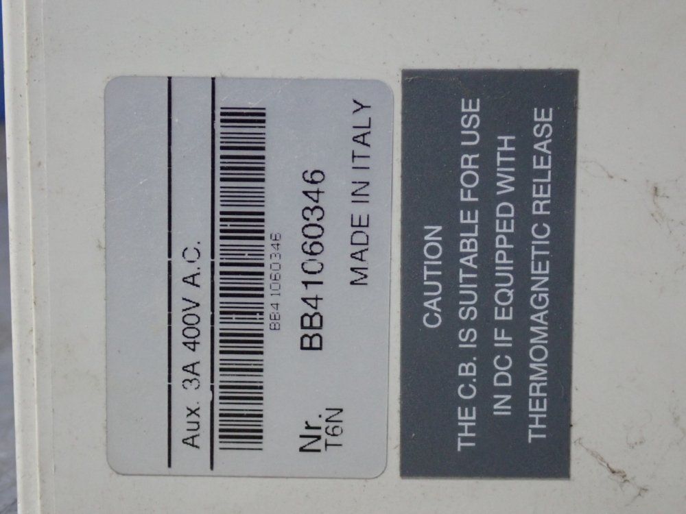Abb Sace Tmax Circuit Breaker - T6n 800