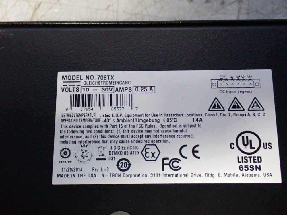 N-tron Managed Ethernet Switch - 708tx