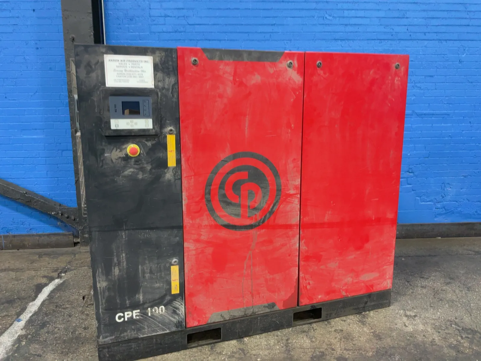 Chicago Pneumatic 100 Hp Air Compressor - Cpe100