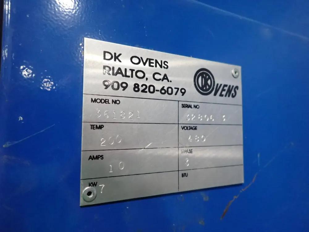 Dk Ovens 200° Oven - 361821