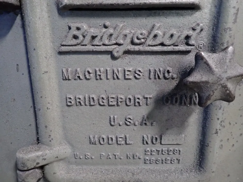 Bridgeport 9" X 32" Vertical Mill - 76752