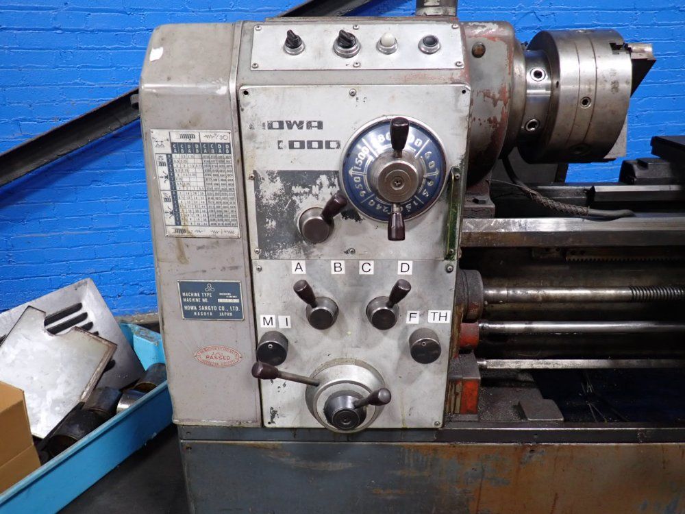 Howa Sangyo 16" X 54" Lathe - Howa 1000