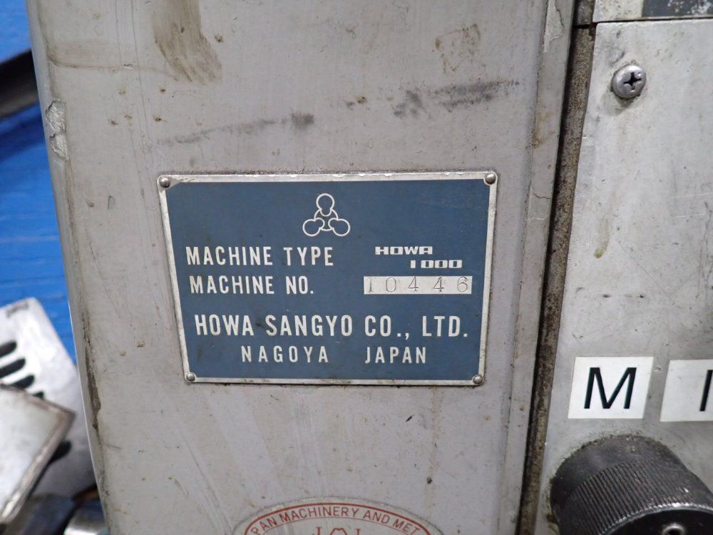 Howa Sangyo 16" X 54" Lathe - Howa 1000