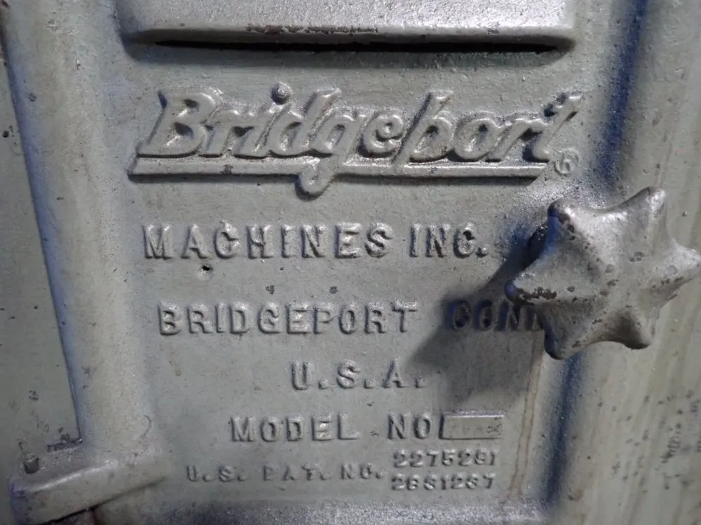 Bridgeport 9" X 42" Vertical Mill - 89006
