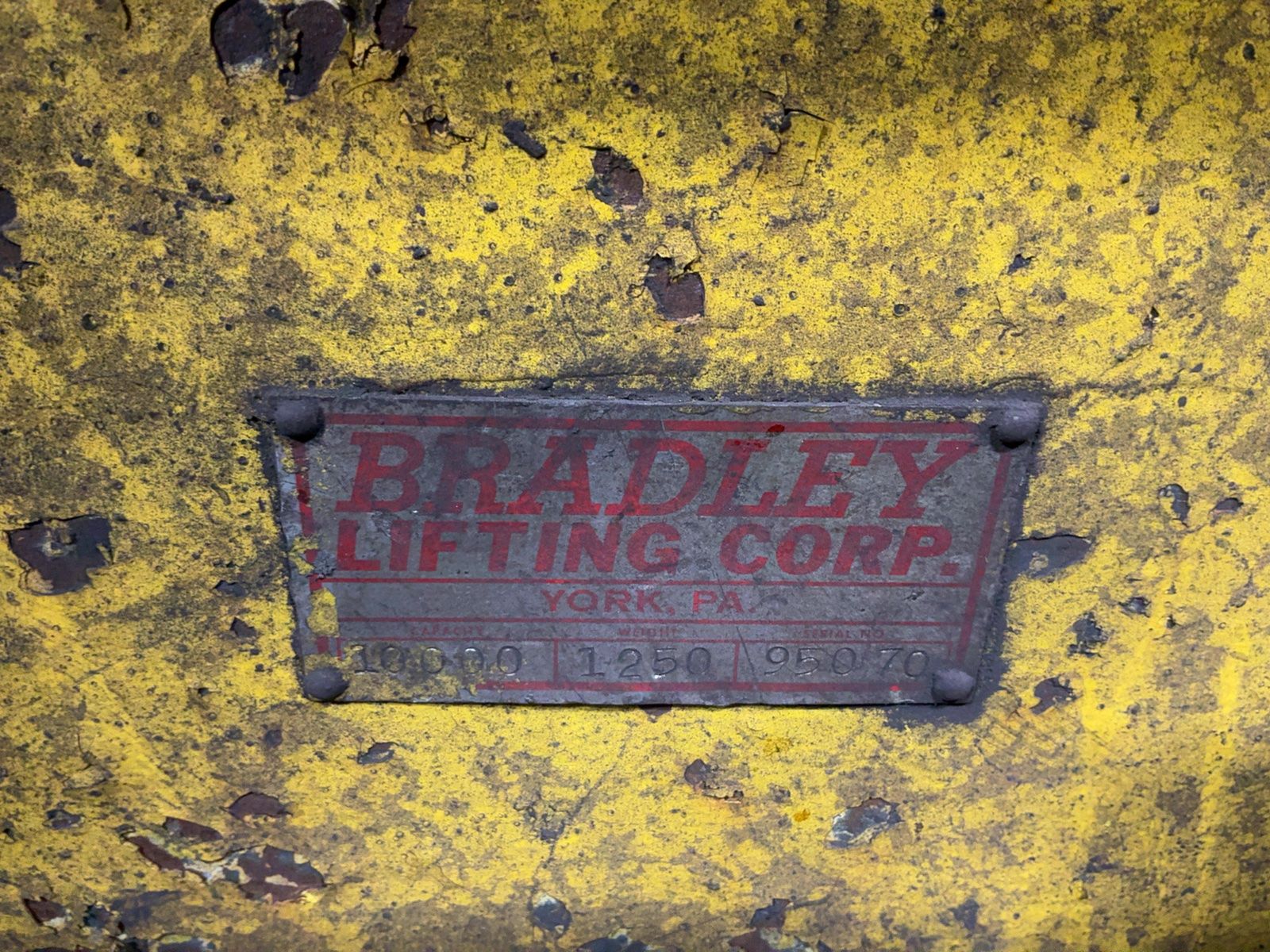 Bradley 10,000 Lbs Lifting Beam