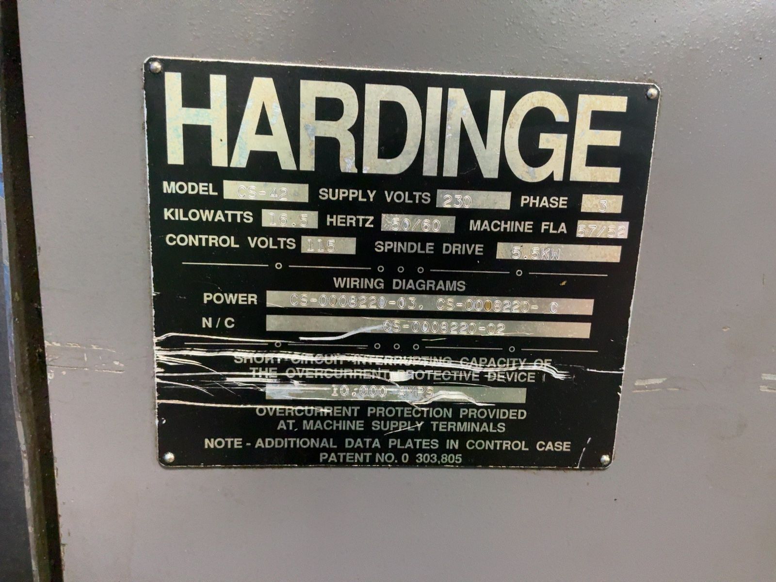 Hardinge Cnc Lathe - Cs-42