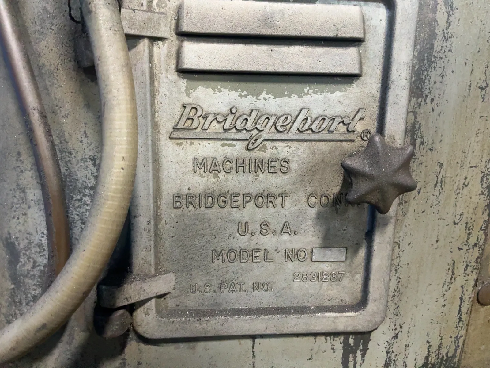 Bridgeport 42” X 9” Vertical Mill