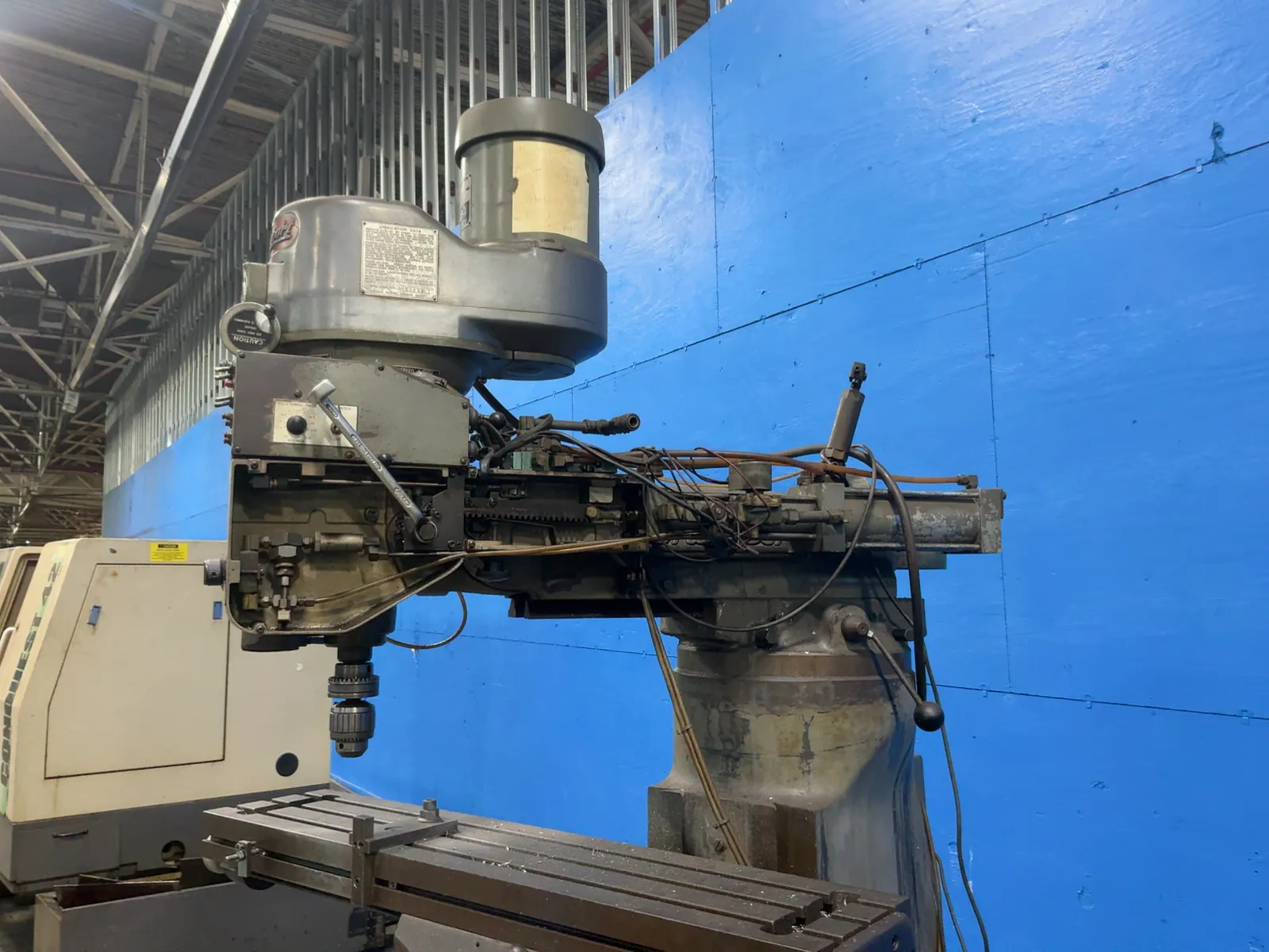 Bridgeport 42” X 9” Vertical Mill