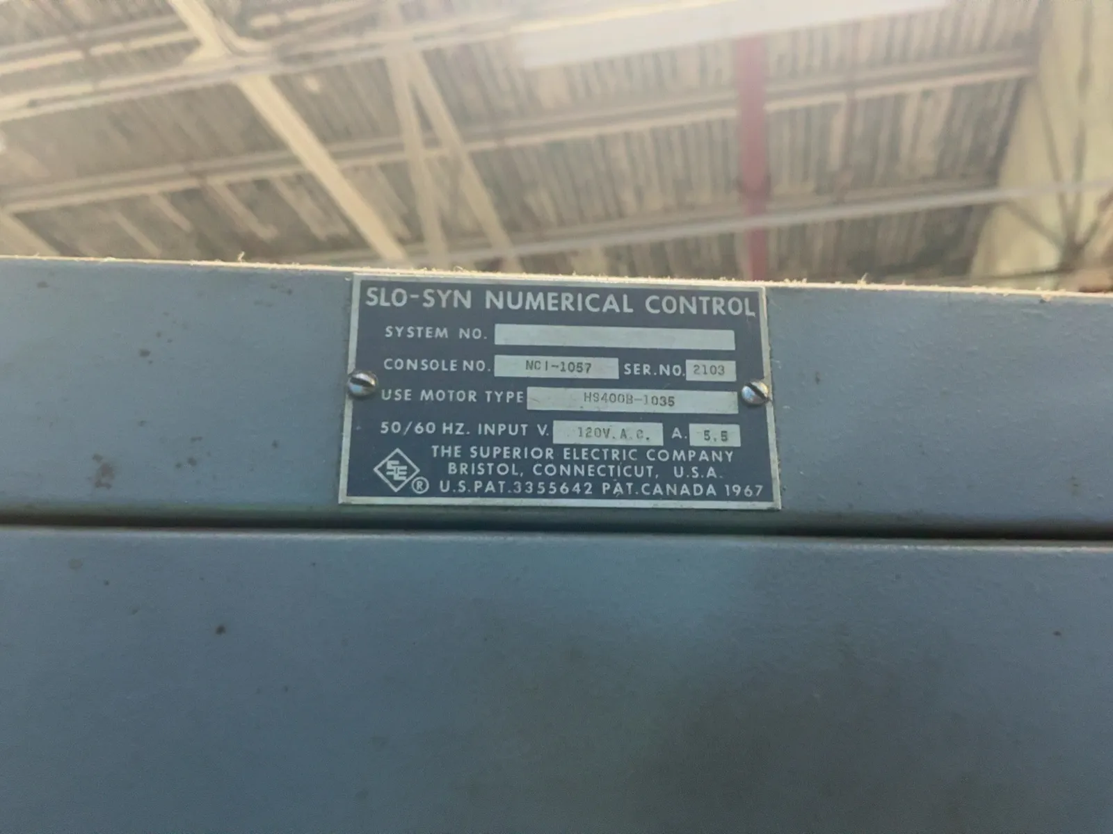 The Superior Electric Co Numerical Tape Reader - Nci-1057