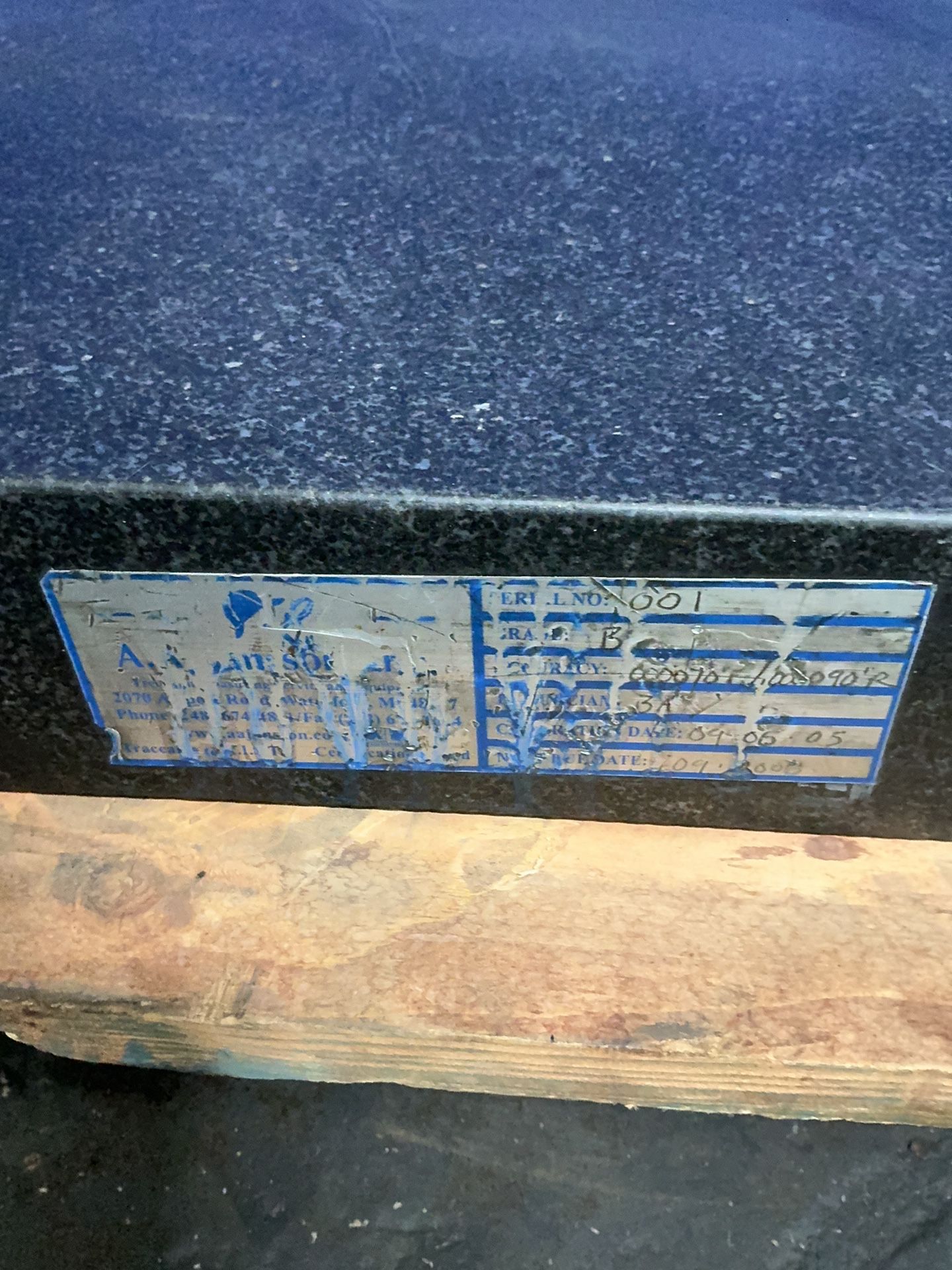 24” X 18” Granite Surface Plate