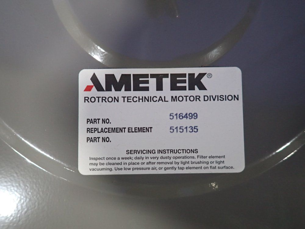 Ametek Filter Silencer