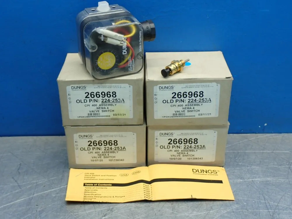 Dungs Valve Switch, 4pcs - 266968 | HGR*24