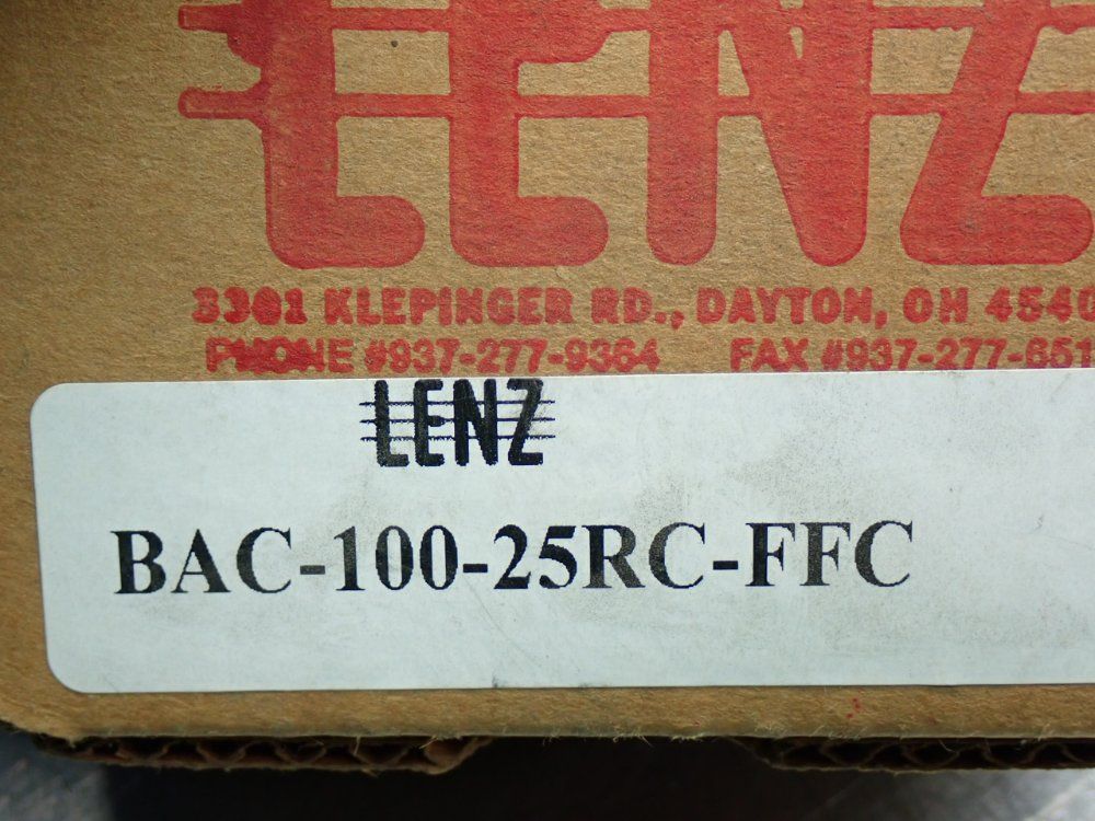 Lenz Hydraulic Pressure Gauge - Bac-100-25rc-ffc