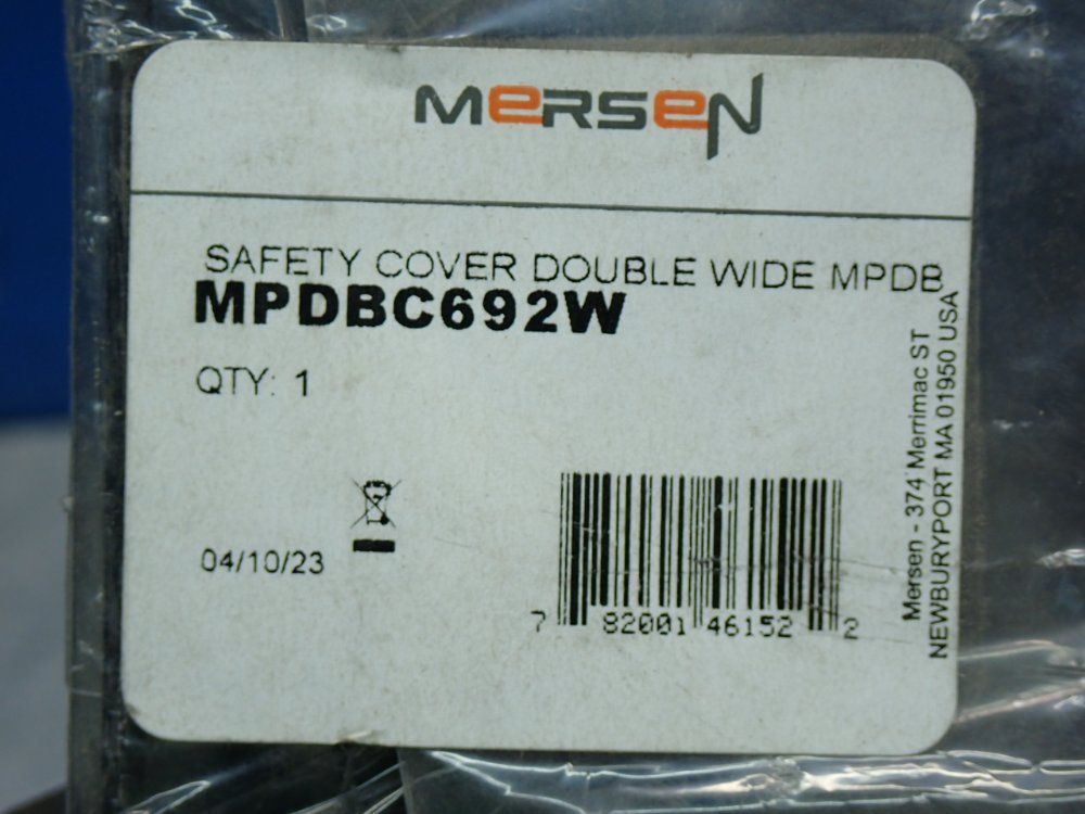 Mersen Distribution Block Hinged Safety Cover - Mpdbc692w