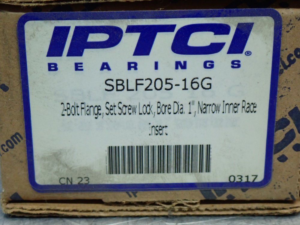 Iptci Bearings 2-bolt Flange Bearing Unit - Sblf205-16g