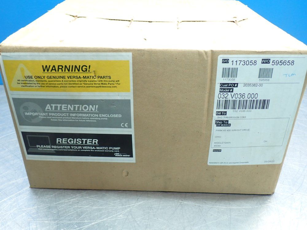 Versamatic Pneumatic Liquid Level Control - 032.v036.000