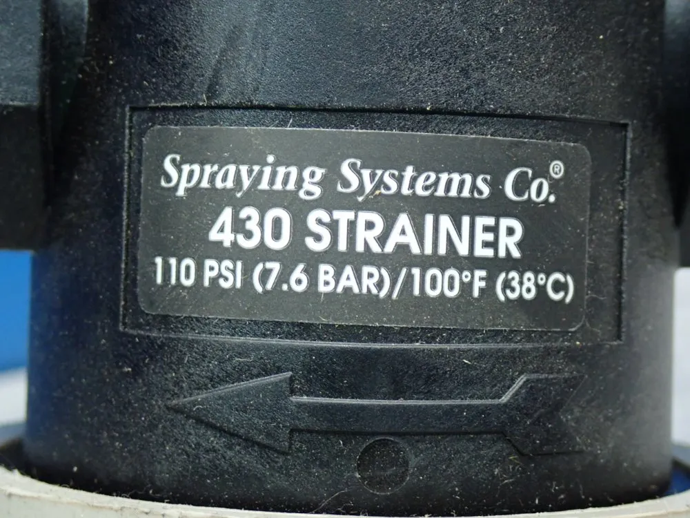 Spraying Systems Co. 430 Liquid Line Strainer - 430