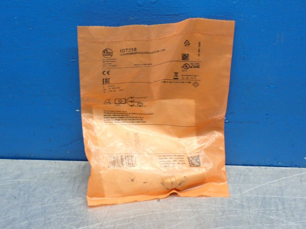 Ifm Inductive Full-metal Inductive Proximity Sensor - Igt258