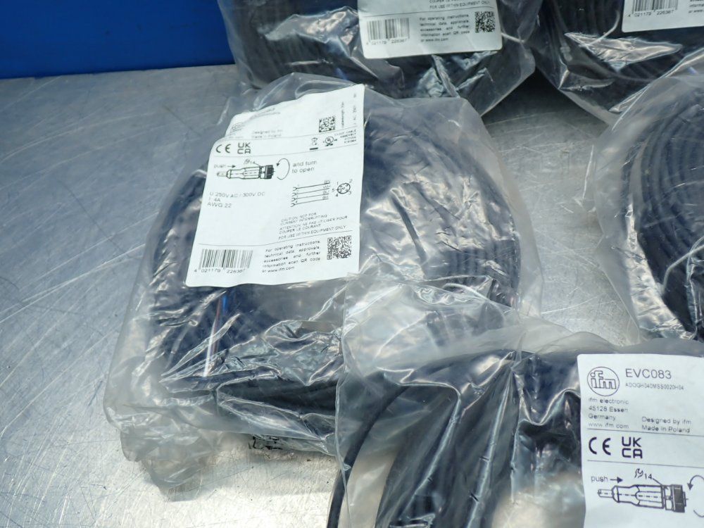 Ifm Female Conncetion Cordset, 5pcs - Evc083