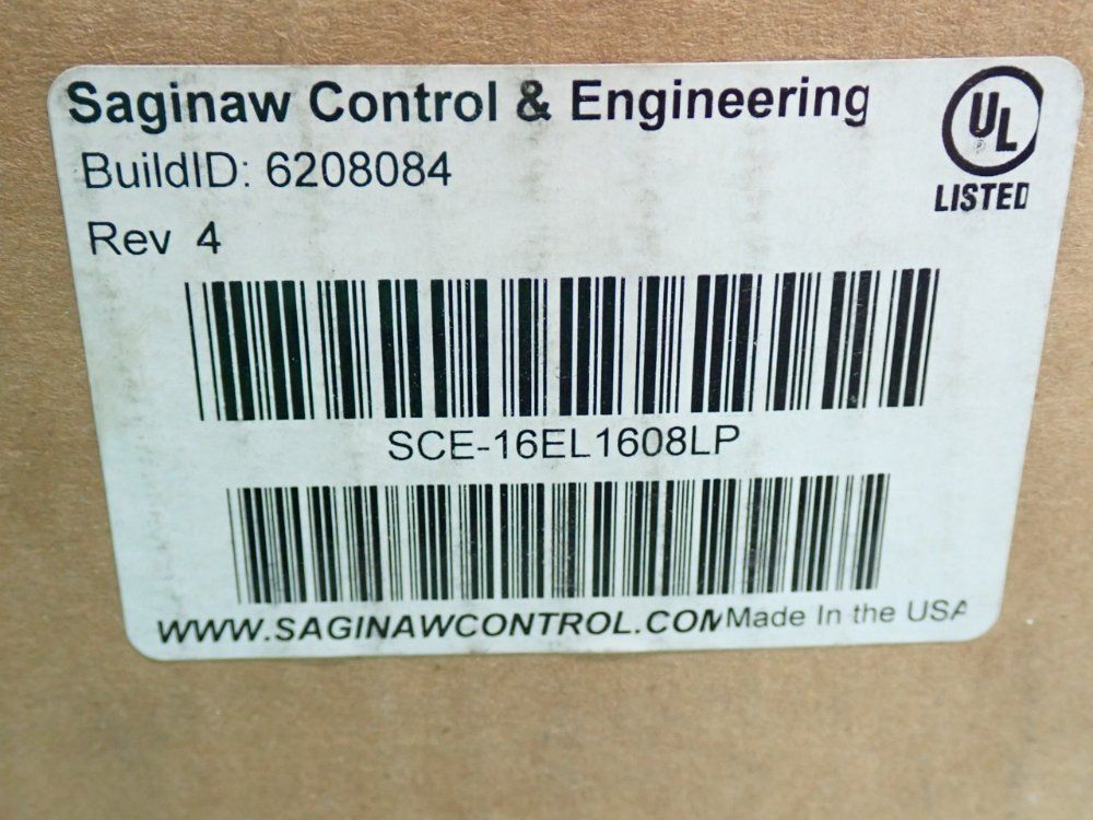 Saginaw Control & Engineering Saginaw Enviroline Series Electrical Enclosure - Sce-16el1608lp