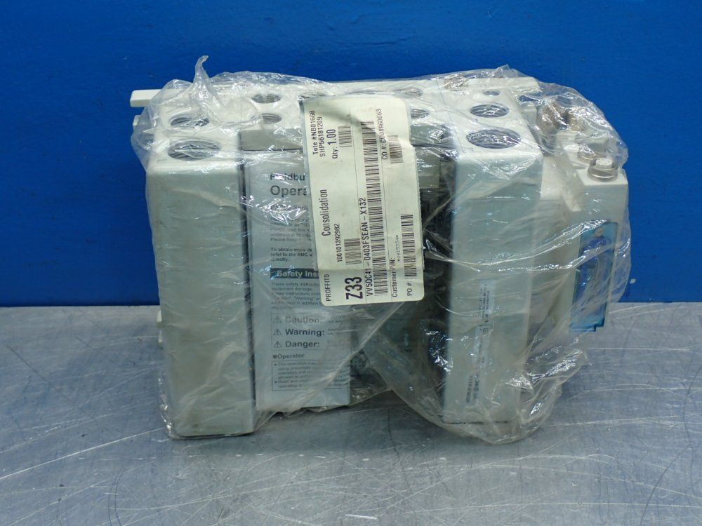Smc Pneumatic Manifold - Vv5qc41-0403fsean-x132