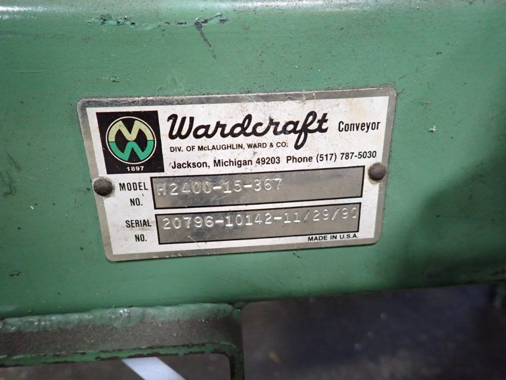 Wardcraft 131" X 24" Belt Conveyor - H2400-15-367