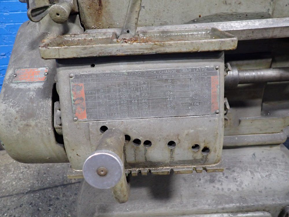 South Bend 16" X 76" Lathe