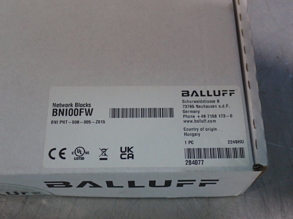 Balluff Network Blocks - Bni00fw