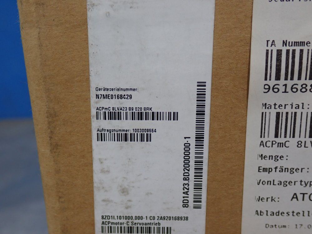 B&r Industrial Automation Servo Motor - 8d1a23.bd2000000-1