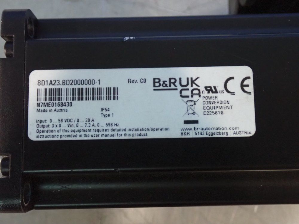 B&r Industrial Automation Servo Motor - 8d1a23.bd2000000-1