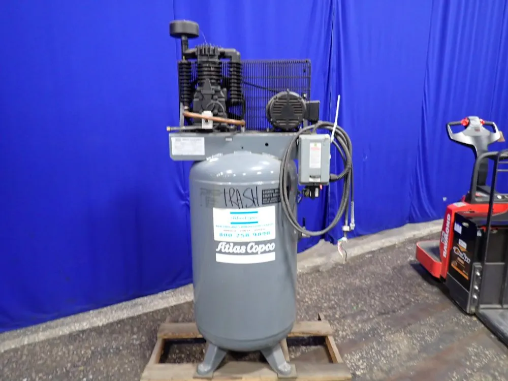 Atlas Copco 80 Gal Air Compressor - Kt5pv8034