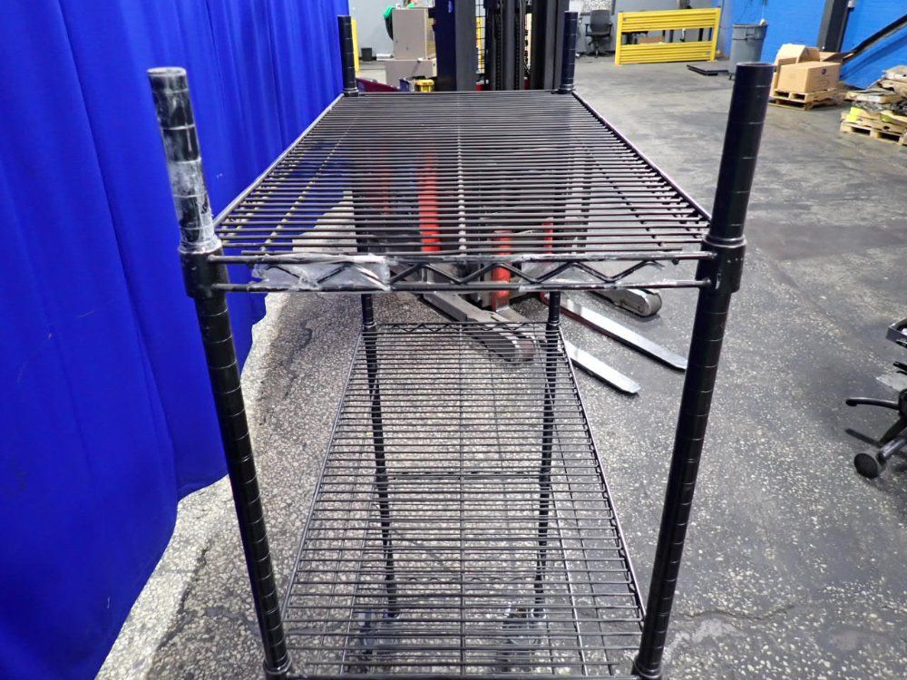 Uline 4 @ 17" X 35" Wire Storage Rack