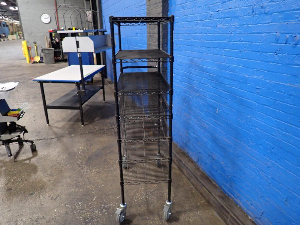 Uline 7 @ 17" X 34" Wire Storage Rack