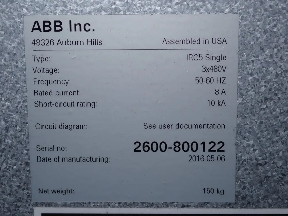 Abb Robot - Irb 2600