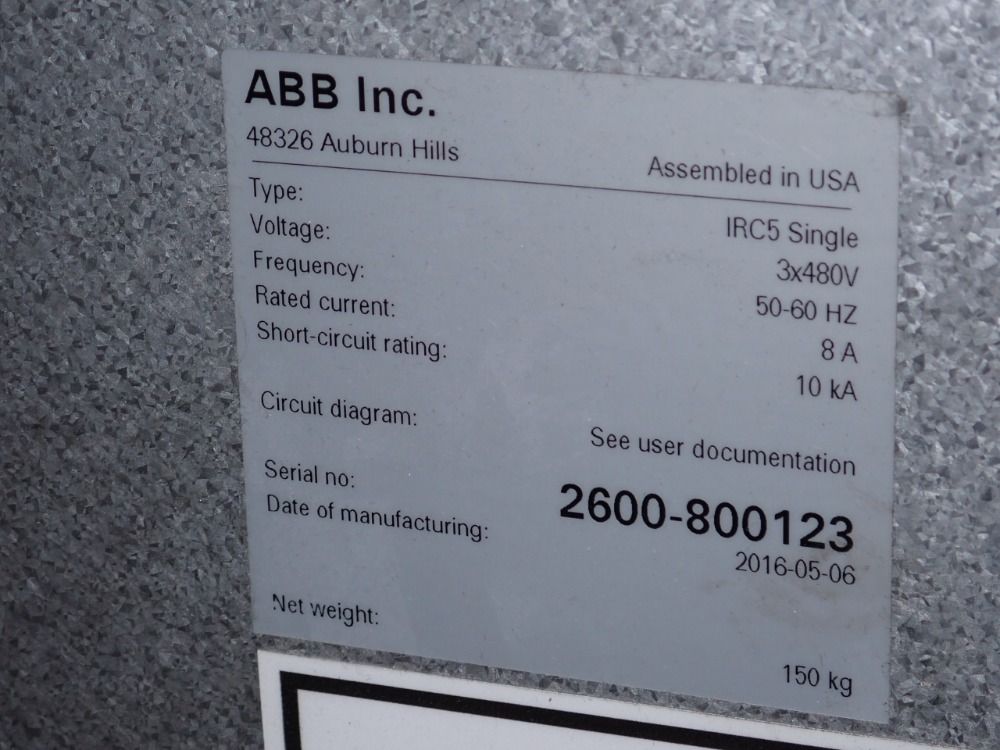 Abb Robot - Irb 2600