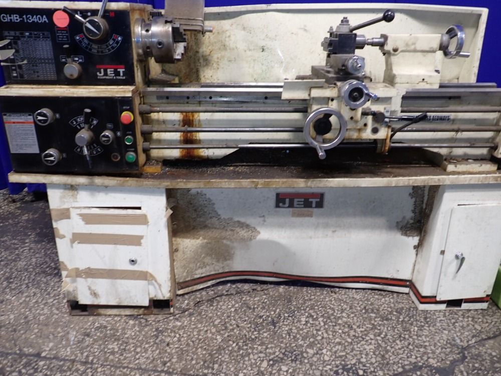 Jet 13" / 18" X 40" Gap Bed Lathe - Ghb-1340a