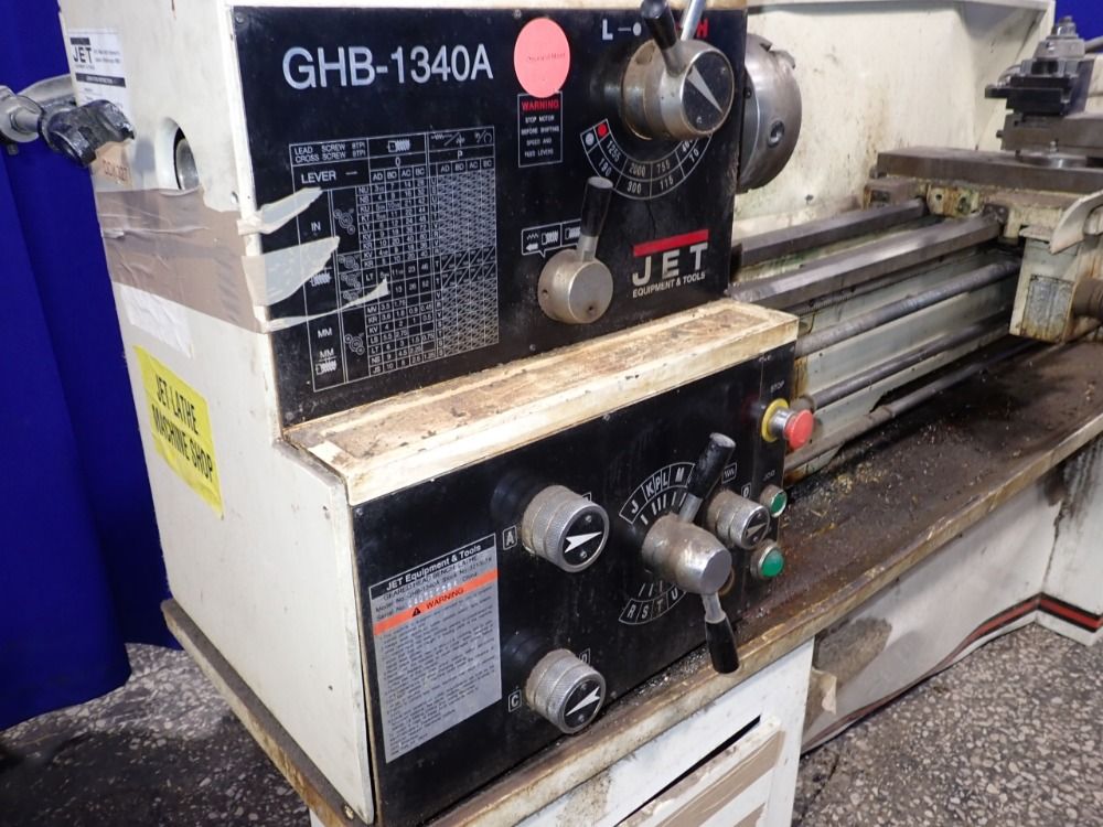 Jet 13" / 18" X 40" Gap Bed Lathe - Ghb-1340a