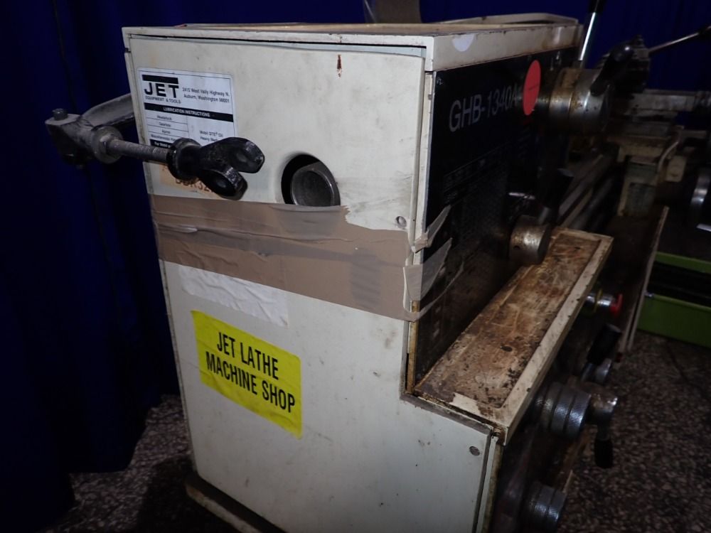 Jet 13" / 18" X 40" Gap Bed Lathe - Ghb-1340a