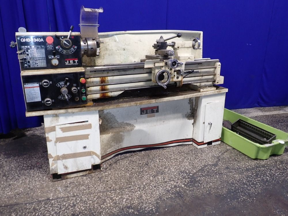 Jet 13" / 18" X 40" Gap Bed Lathe - Ghb-1340a